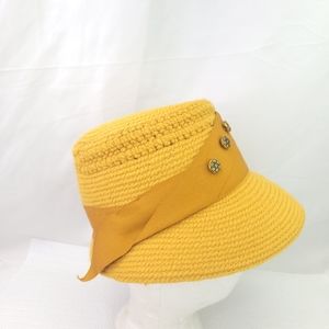 Vintage Everitt 60s Knit Hat Bucket Style With Band Head Wear Bonnet Cap